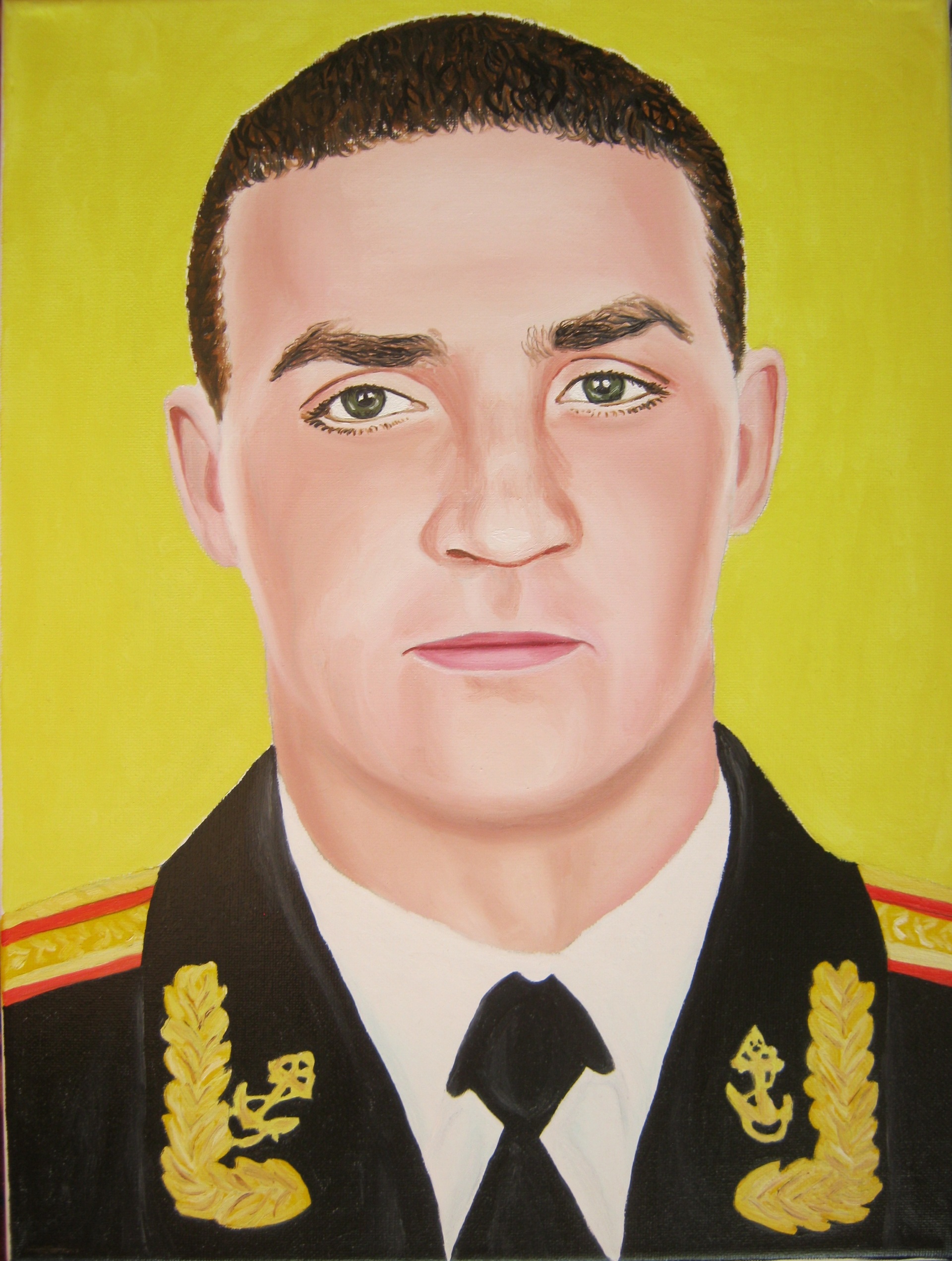 Герой России Владимир Носов из Коми увековечен на выставке новочеркасской художницы.