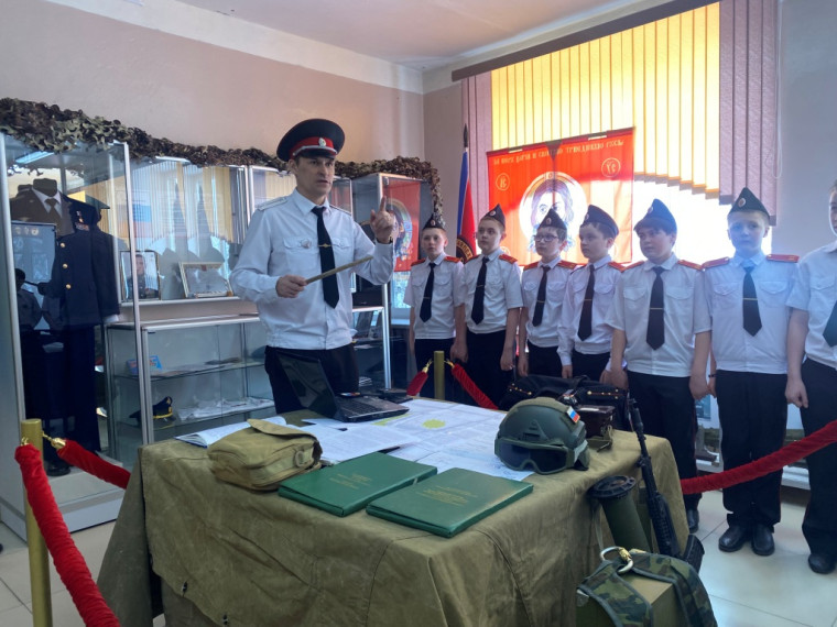 В музее «Боевой Славы» кадетской школы имени Героя России В.Н. Носова появилась новая экспозиция.