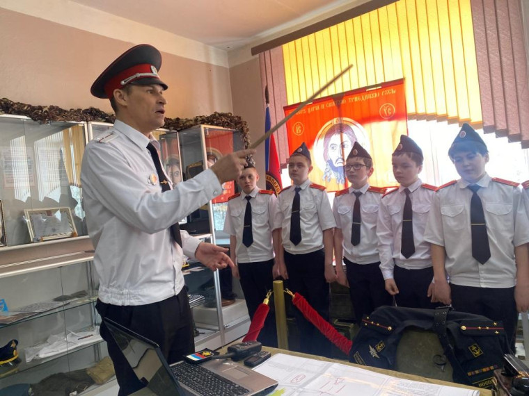 В музее «Боевой Славы» кадетской школы имени Героя России В.Н. Носова появилась новая экспозиция.