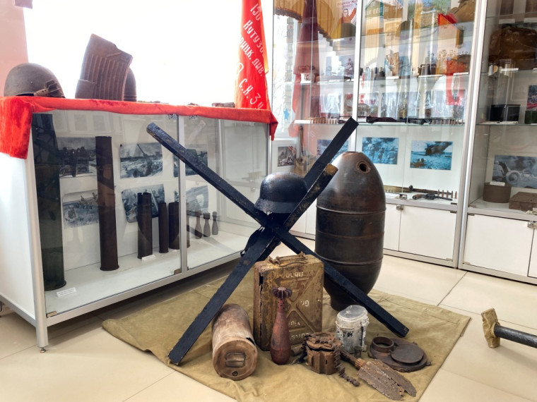 В музее Боевой Славы кадетской школы имени Героя России В.Н.Носова открылась новая экспозиция ко Дню Великой Победы.