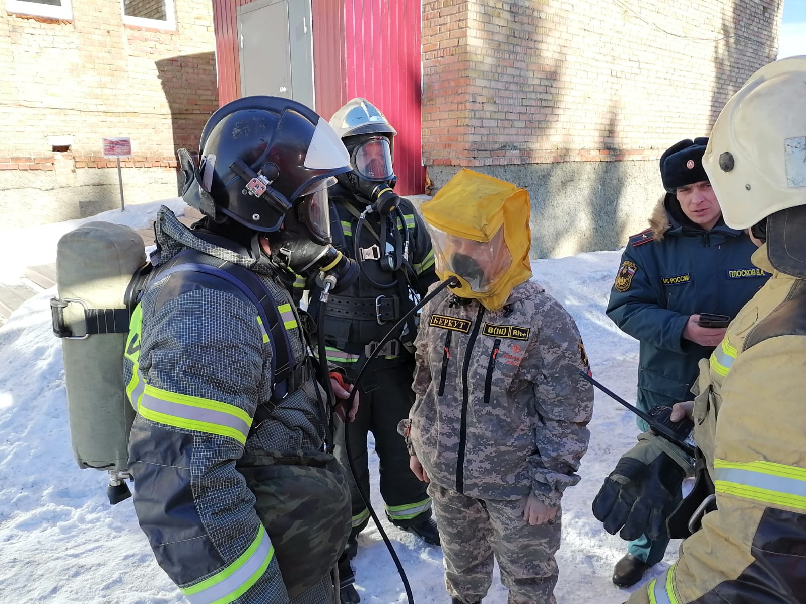 В кадетской школе прошла практическая тренировка по эвакуации  в случае возникновения пожара.